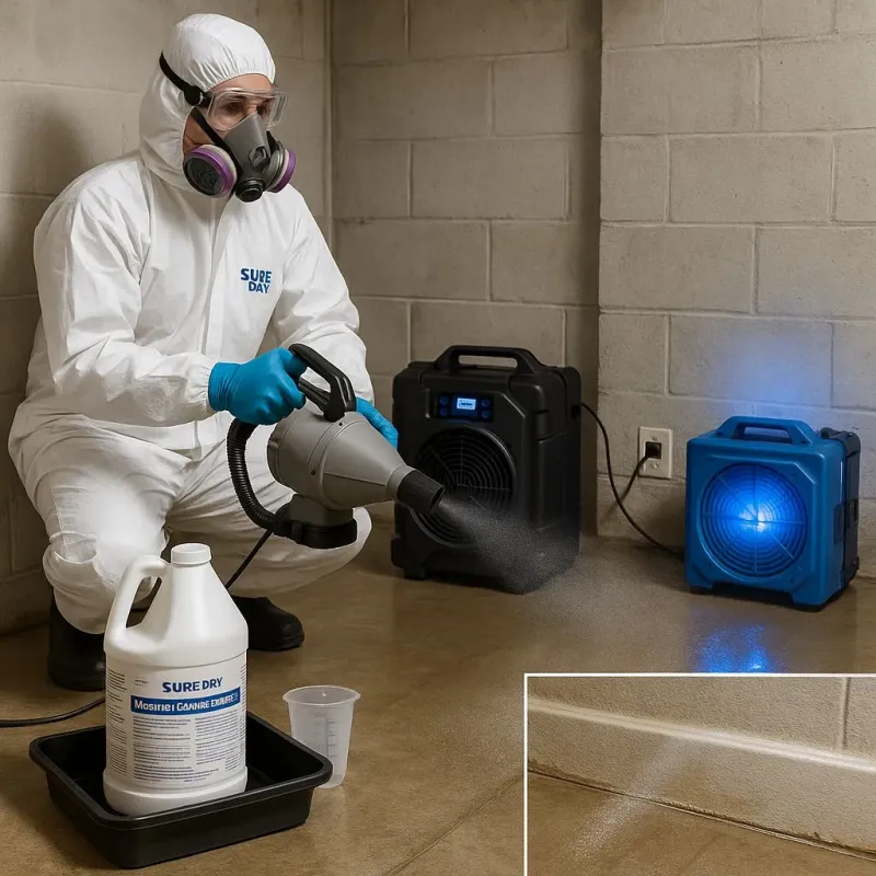 Sanitization and Odor Removal process in New Sharon, IA