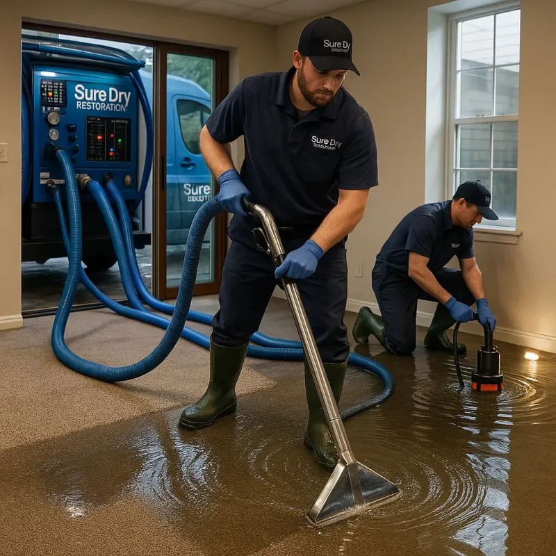 Water Extraction and Removal process in New Sharon, IA